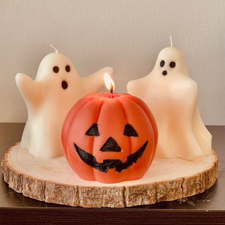 Haunted Halloween Candles