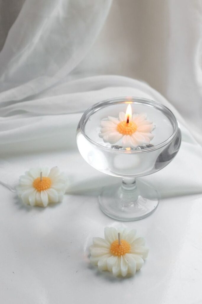 Flower Gel Candle