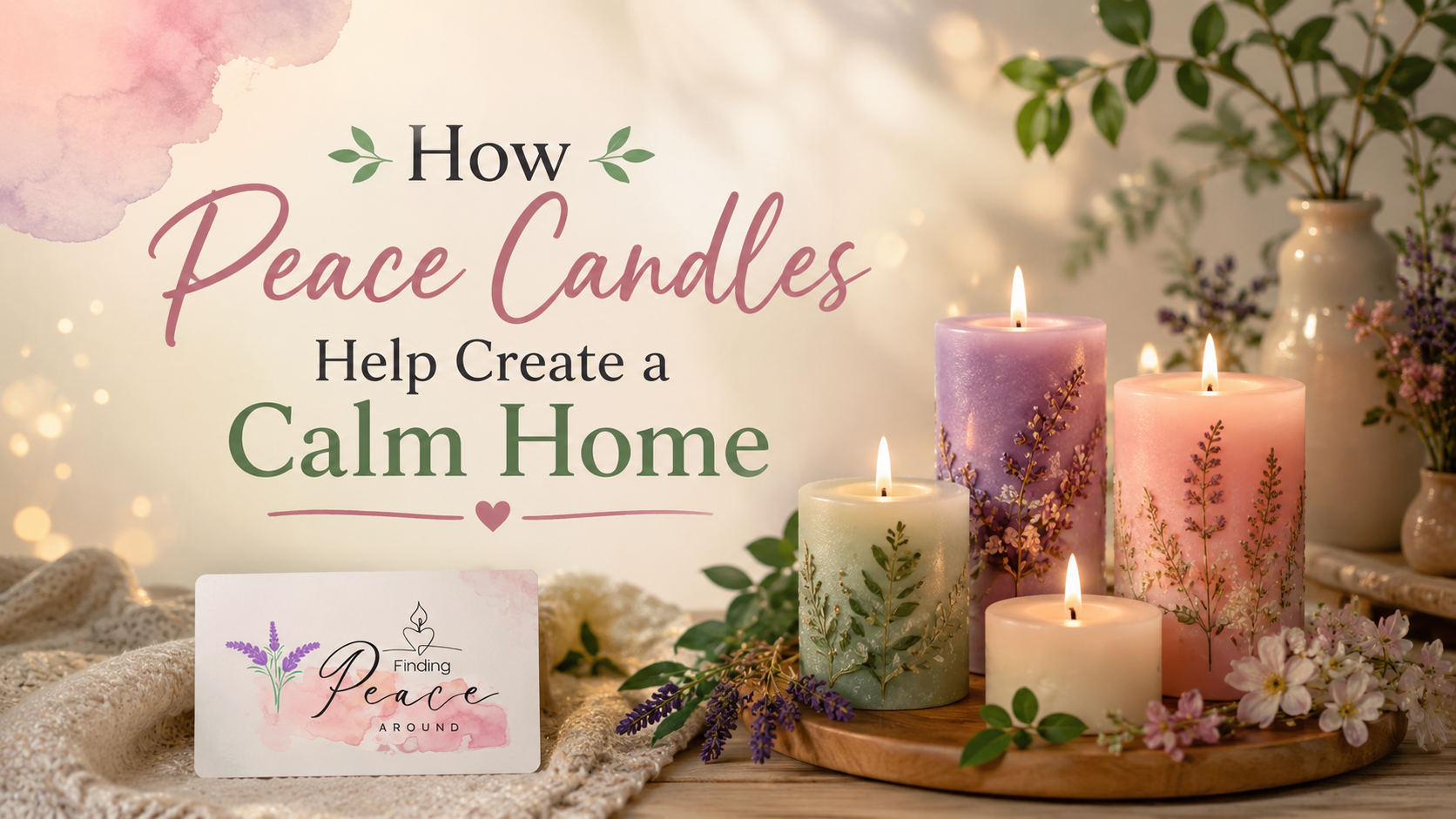 How Peace Candles Help Create a Calm Home