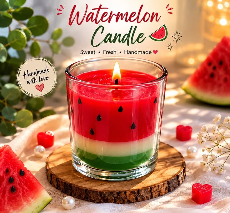 Watermelon Candle