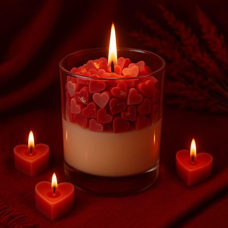 Full of Love Jar Candle